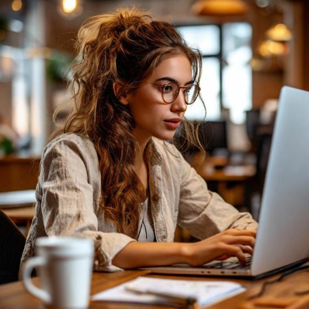 Девушка в очках