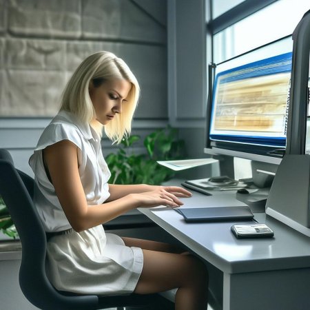 Красивая женщина