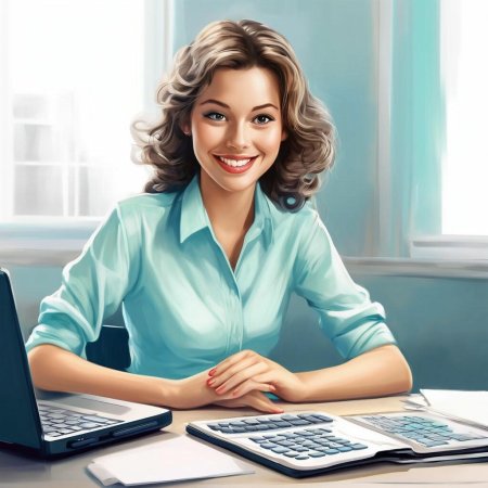 Женщина бухгалтер