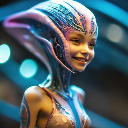 Девушка инопланетянка