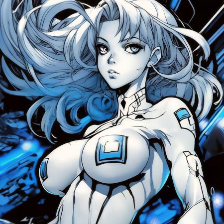 Красивая девушка аниме