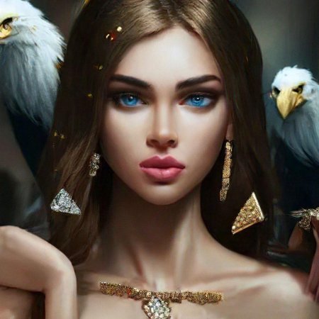 Большие голубые глаза