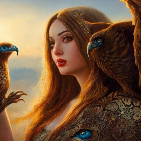 Девушка сова