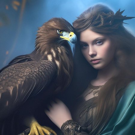 Девушка птица