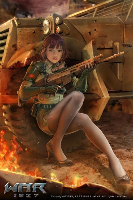 Девушки войны арты