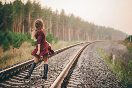 На железной дороге