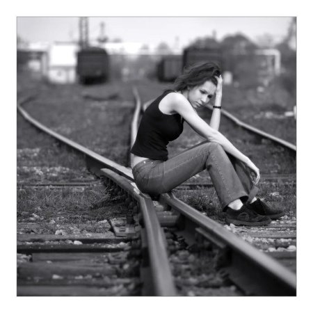 Фотосессия на жд путях