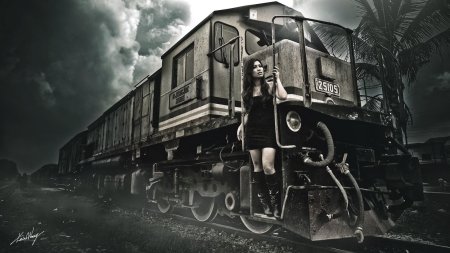 Фотосессия с паровозом