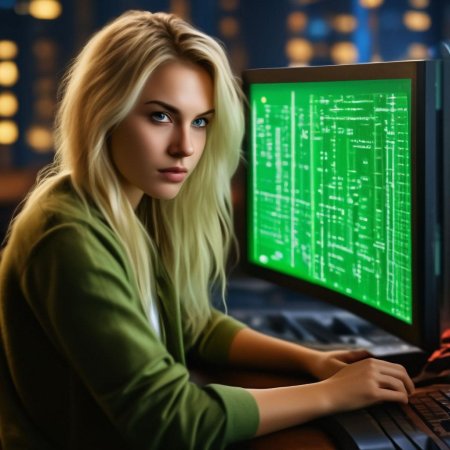 Девушка программист