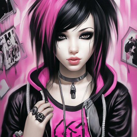 Эмо девочка