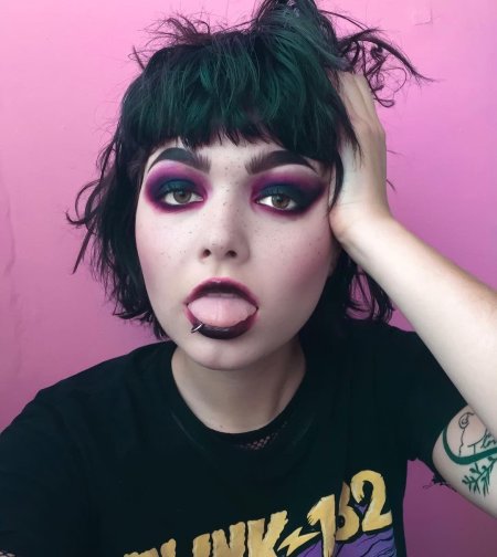 Эмо макияж для девушек