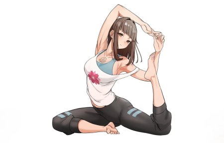 Арт девушки спорт