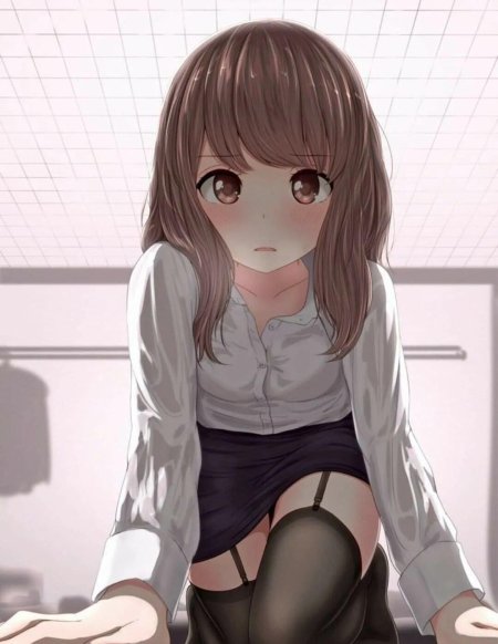 Аниме девушки в колготках