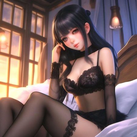 Красивая аниме девушка