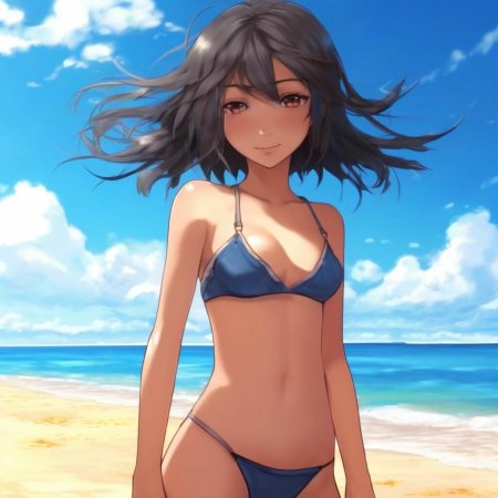 Аниме тянки в купальниках