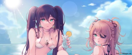 Горячая аниме девушка