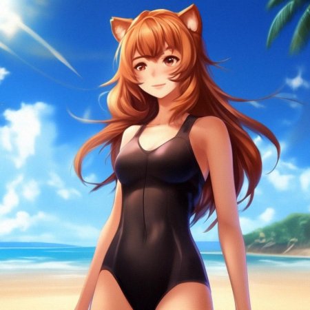 Рафталия в купальнике