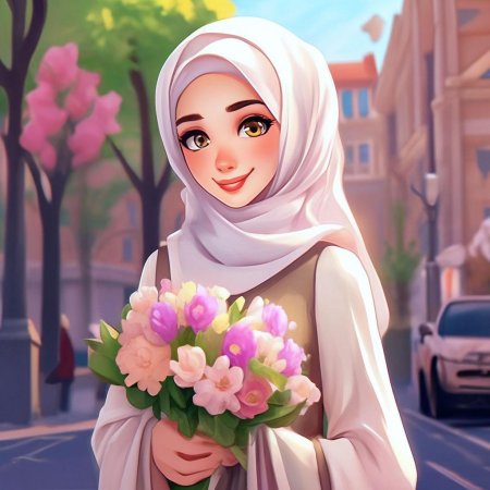 Хиджаб рисунок