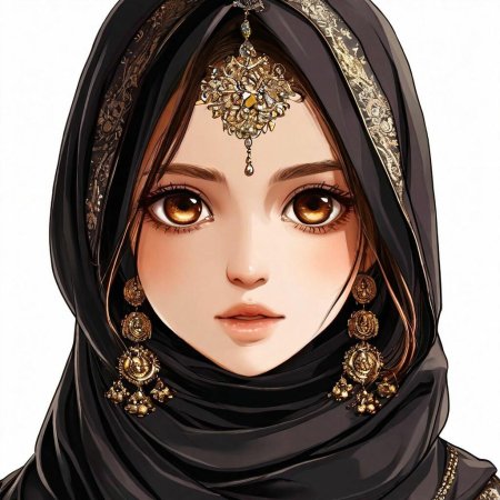 Девушка в хиджаб