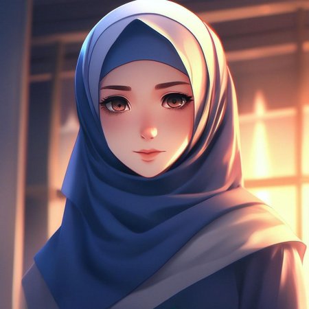 Девушка в хиджаб