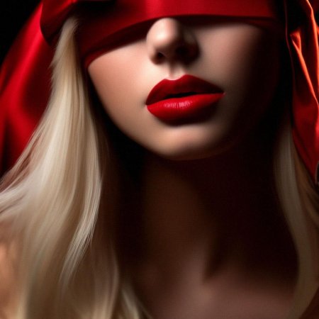 Красная повязка на глаза