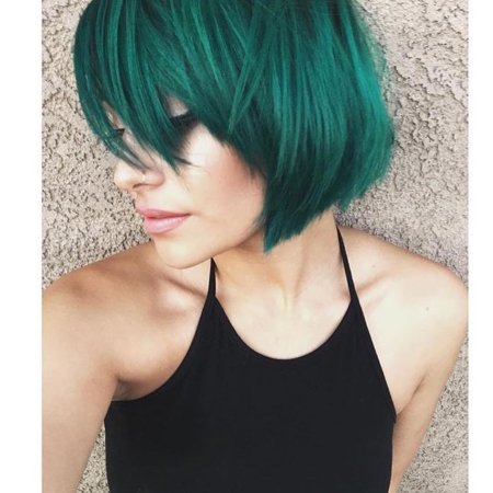 Зеленые волосы