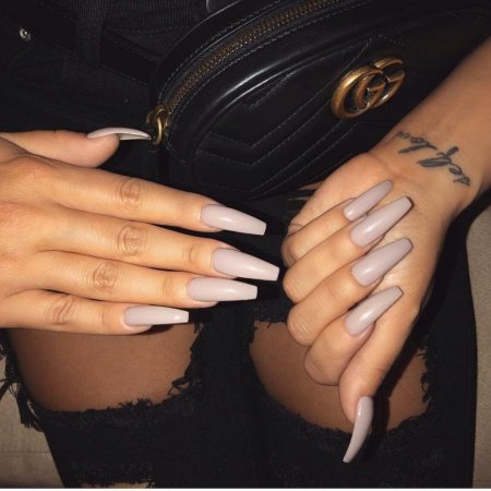 Секси маникюр на длинные ногти