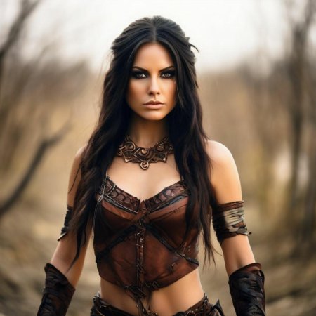 Фотосессия в стиле амазонки