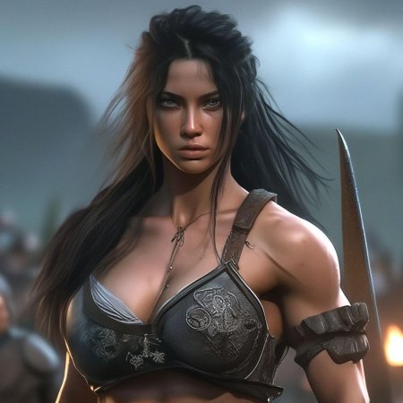 Девушка варвар