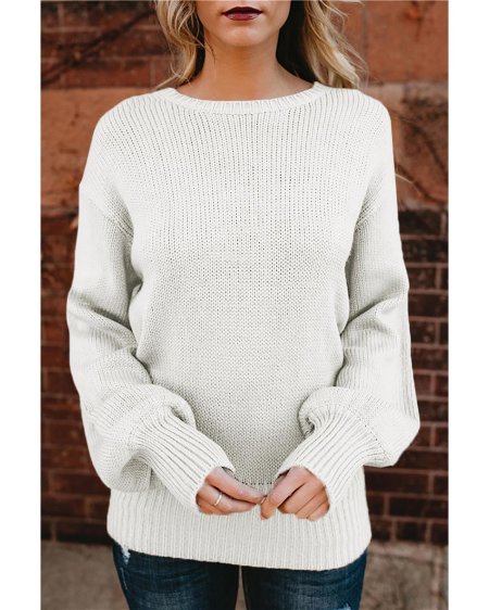 Свитер женский с бантом на спине