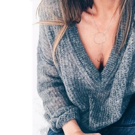 Свободный женский свитер