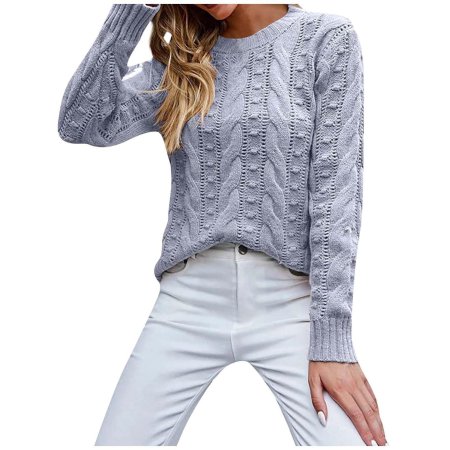 Женский свитер с длинными рукавами