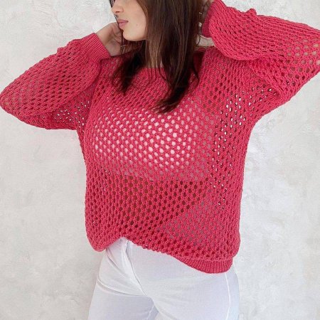 Джемпер спицами