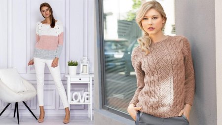 Модные вязаные кофты 2023