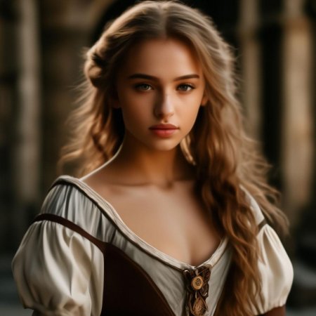 Девушка из средневековья