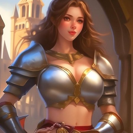 Девушка рыцарей