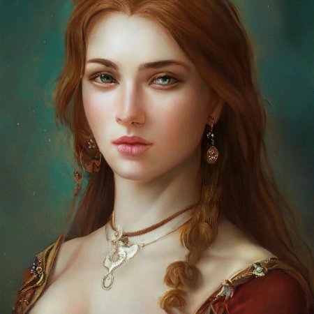 Средневековая девушка арт