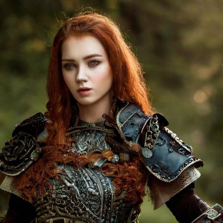 Девушка в доспехах