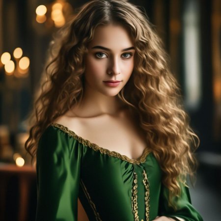 Девушка средневековье