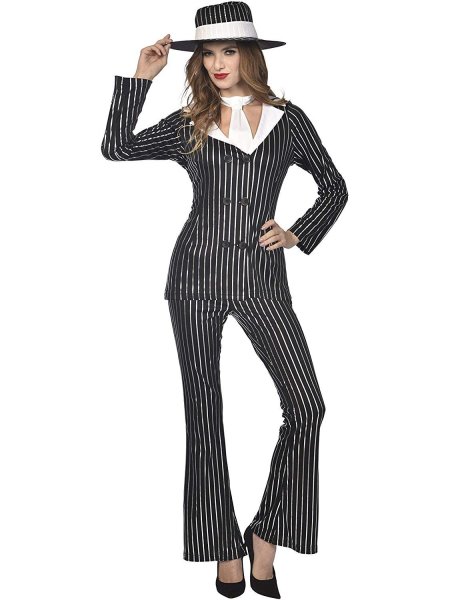 Костюм мафиози женский