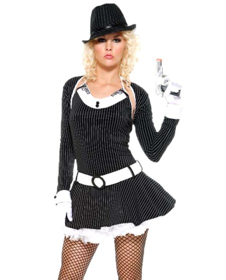 Одежда в стиле гангстеров для женщин