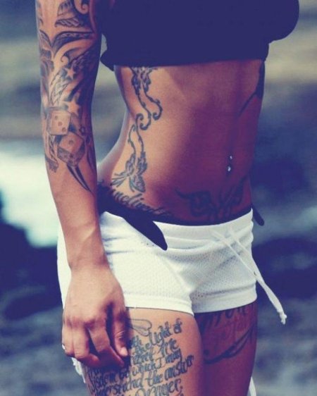 Татуировки для девушек