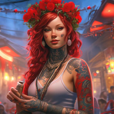 Татуированные девушки