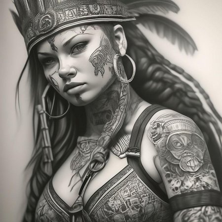 Девушка воин