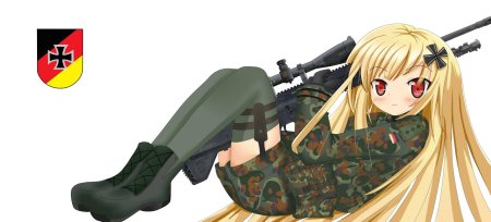 Аниме Солдатка Германии