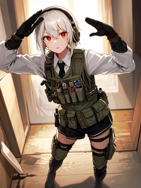 Аниме тянки военные