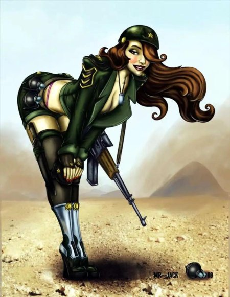 Арты в стиле милитари