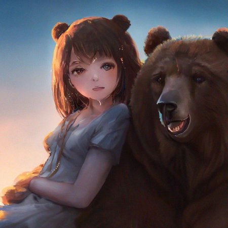 Медведь аниме