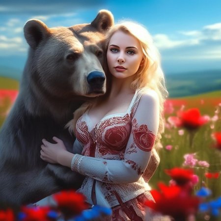 Девушка славянской внешности