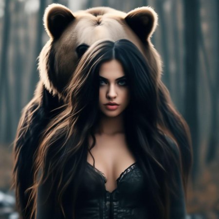 Девушка брюнетка